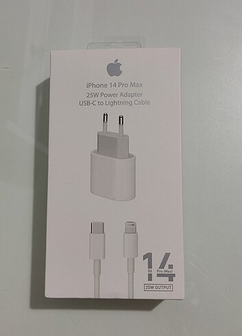 25W İPHONE ORJİNAL 6-7-8-x-11-12-13-14 HIZLI ŞARJ ALETİ KUTULU
