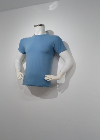 Gri Kısa Kollu Erkek Tişört - Görsel 2