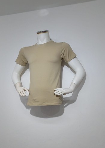 Gri Kısa Kollu Erkek Tişört - Görsel 3