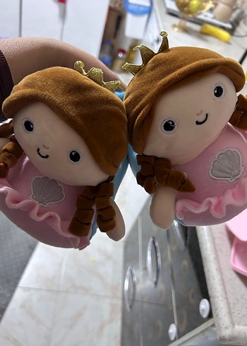 Kız Çocuk Mavi Kabarık Prenses Ev Terliği - Görsel 3