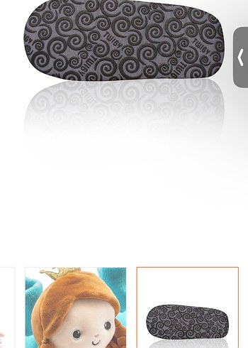 Kız Çocuk Mavi Kabarık Prenses Ev Terliği - Görsel 2