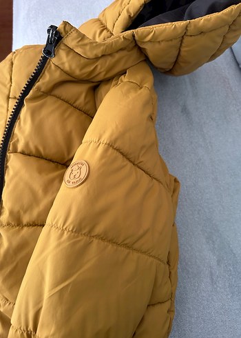 Mango Sarı Fermuarlı Erkek Çocuk Mont - Görsel 4