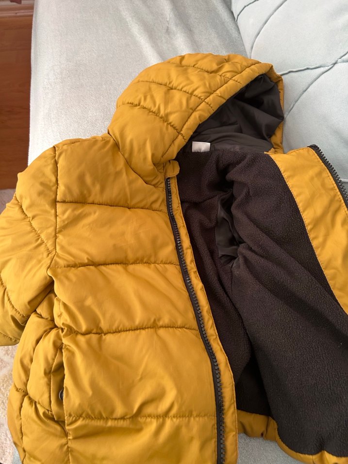 Mango Sarı Fermuarlı Erkek Çocuk Mont - Görsel 3