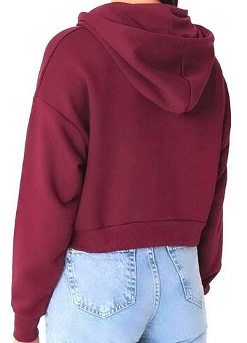 Oversize Crop Sweatshirt 