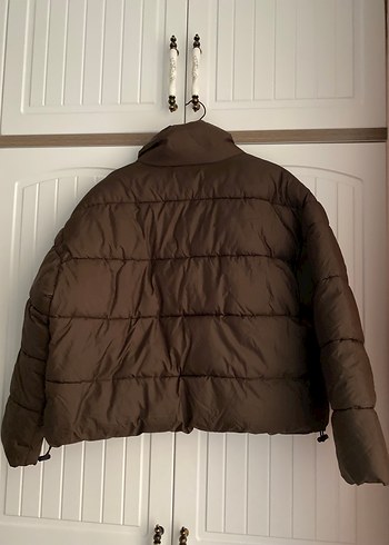 Kahverengi Kadın Midi Kışlık Mont - Görsel 4