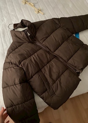 Kahverengi Kadın Midi Kışlık Mont - Görsel 6