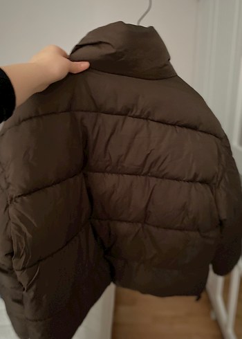 Kahverengi Kadın Midi Kışlık Mont - Görsel 5