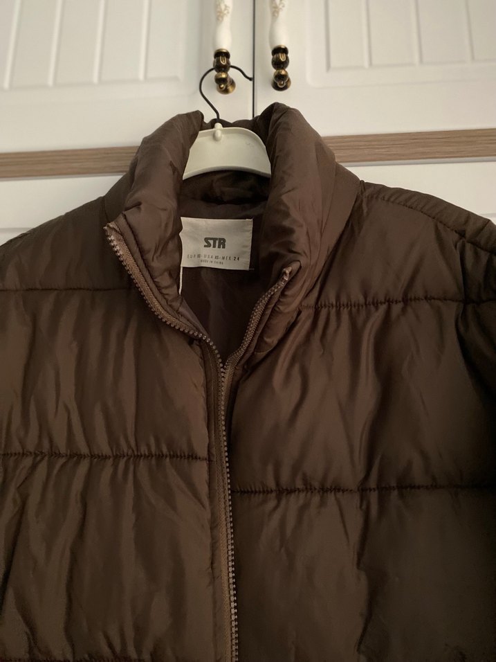 Kahverengi Kadın Midi Kışlık Mont - Görsel 2