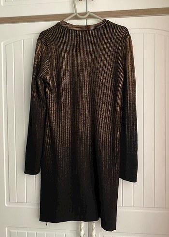 Uzun Kollu Siyah Triko Tunik - Görsel 4