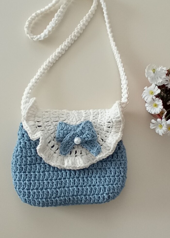 örgü bayram çantası  - Görsel 2