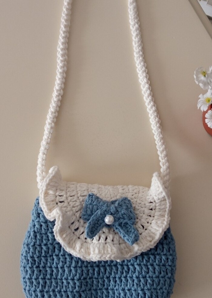 örgü bayram çantası  - Görsel 3