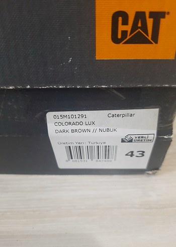 Kahverengi Süet CAT erkek bot - Görsel 4