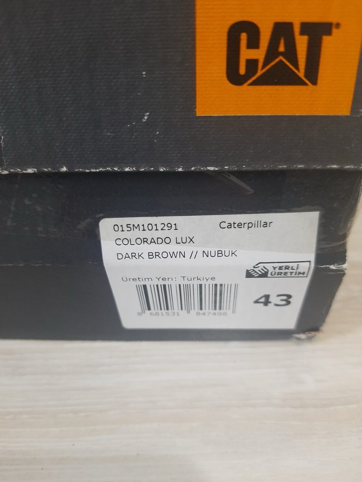 Kahverengi Süet CAT erkek bot - Görsel 4