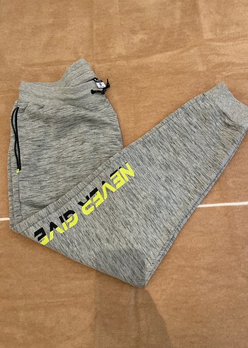 Gri Fermuarlı Rahat Eşofman Altı - Görsel 2