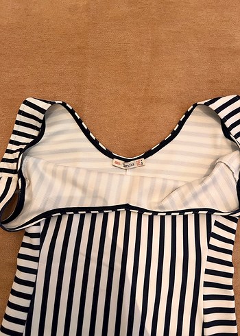 Çizgili yazlık elbise - Görsel 2