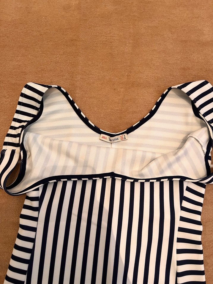 Çizgili yazlık elbise - Görsel 2