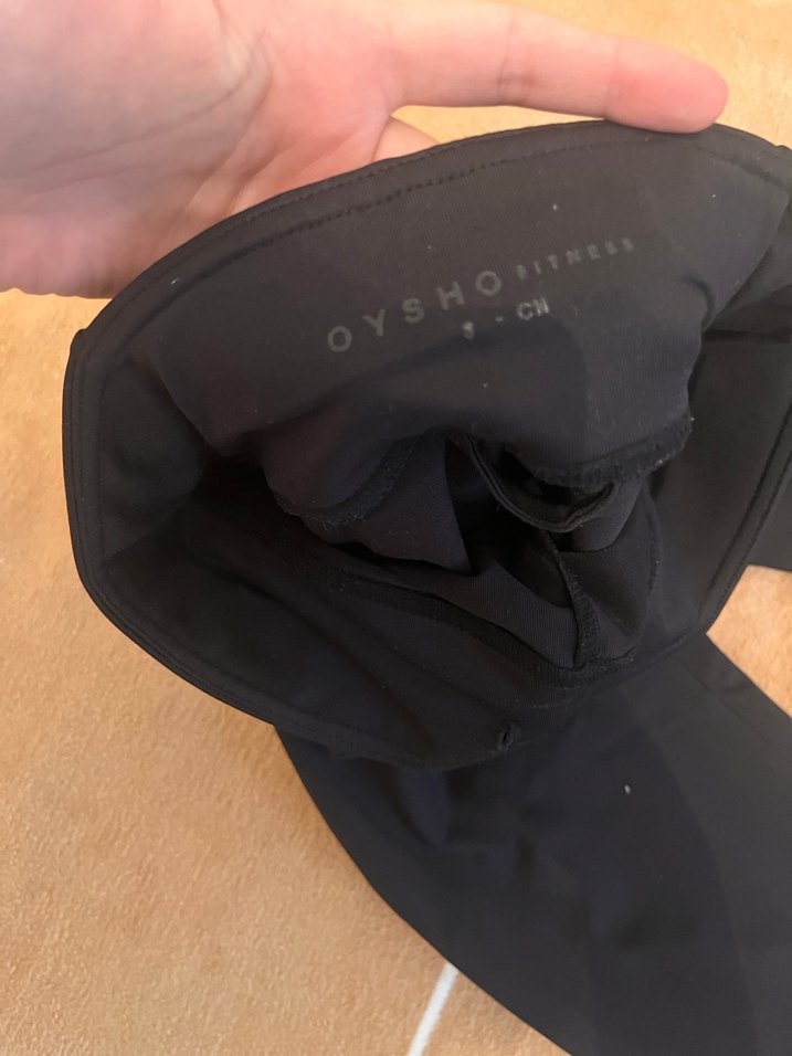 Fermuarlı Siyah Midi Spor Tayt - Görsel 4