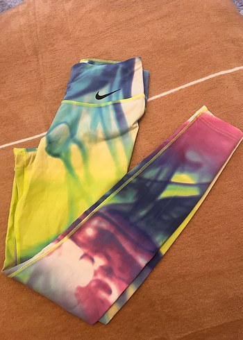 Renkli Batik Desenli Spor Tayt - Görsel 2