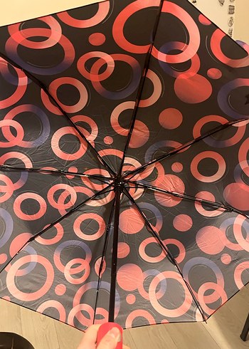 Desenli Kadın Şemsiye - Görsel 2