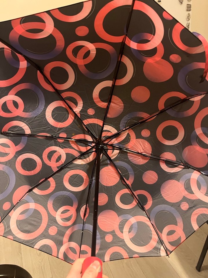 Desenli Kadın Şemsiye - Görsel 2