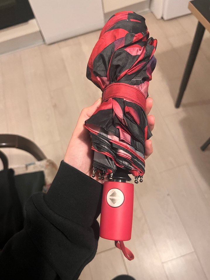 Desenli Kadın Şemsiye - Görsel 3