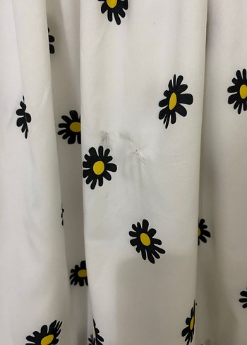 Nakışlı Beyaz Uzun Bohem Elbise - Görsel 2