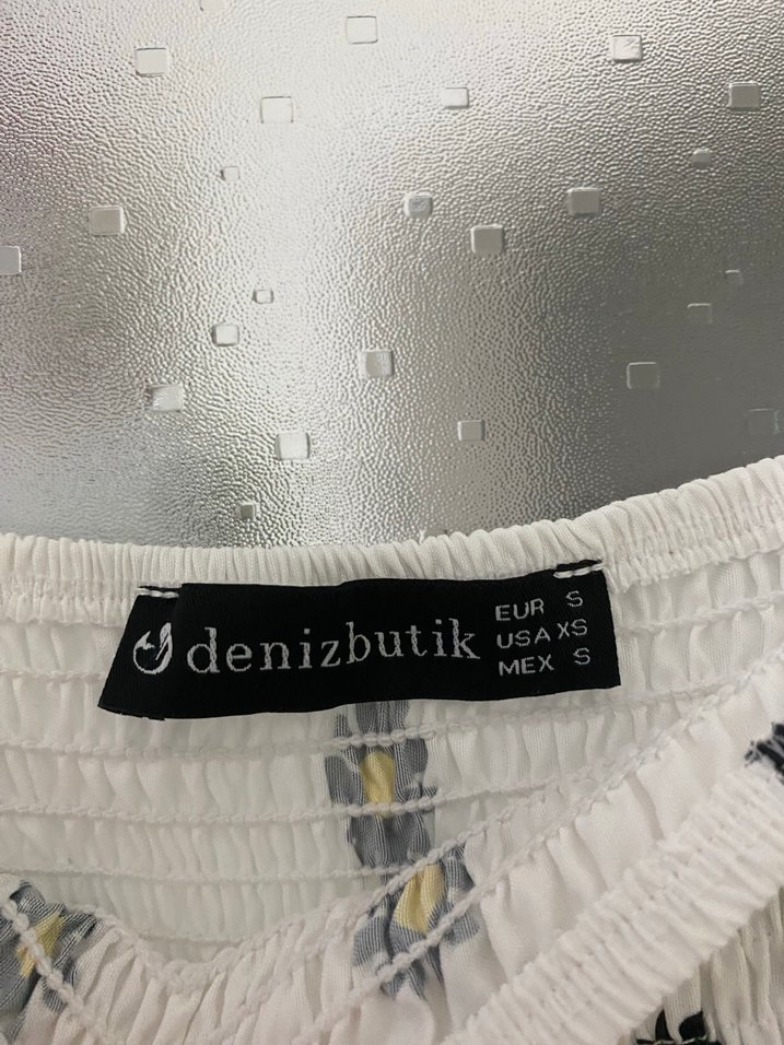 Nakışlı Beyaz Uzun Bohem Elbise - Görsel 4