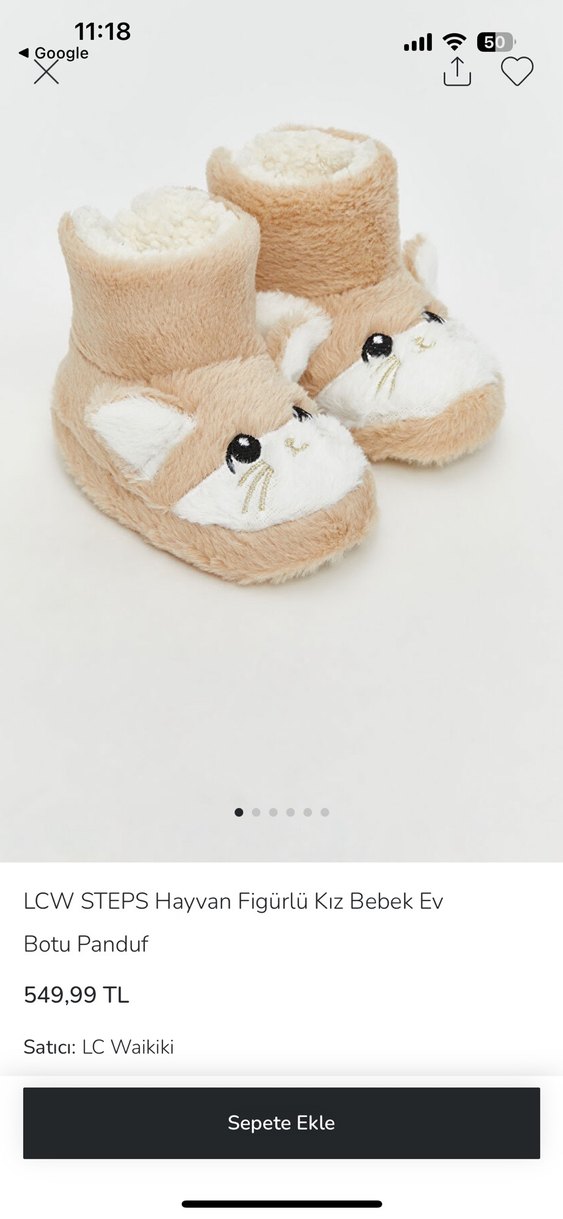 LCW STEPS bebek Ev Botu Peluş - Görsel 3