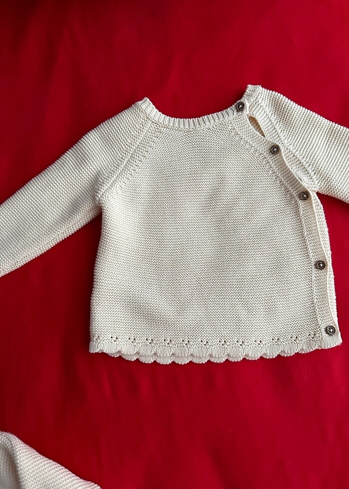 Uzun Kol Pamuk Kız  Triko - Görsel 2