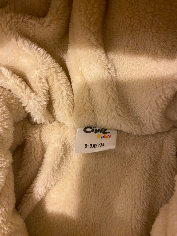 Kahverengi Kapüşonlu Erkek Çocuk Kaban - Görsel 3