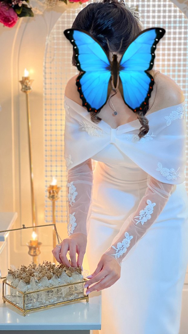 Beyaz Nişan/nikah Elbisesi - Görsel 2