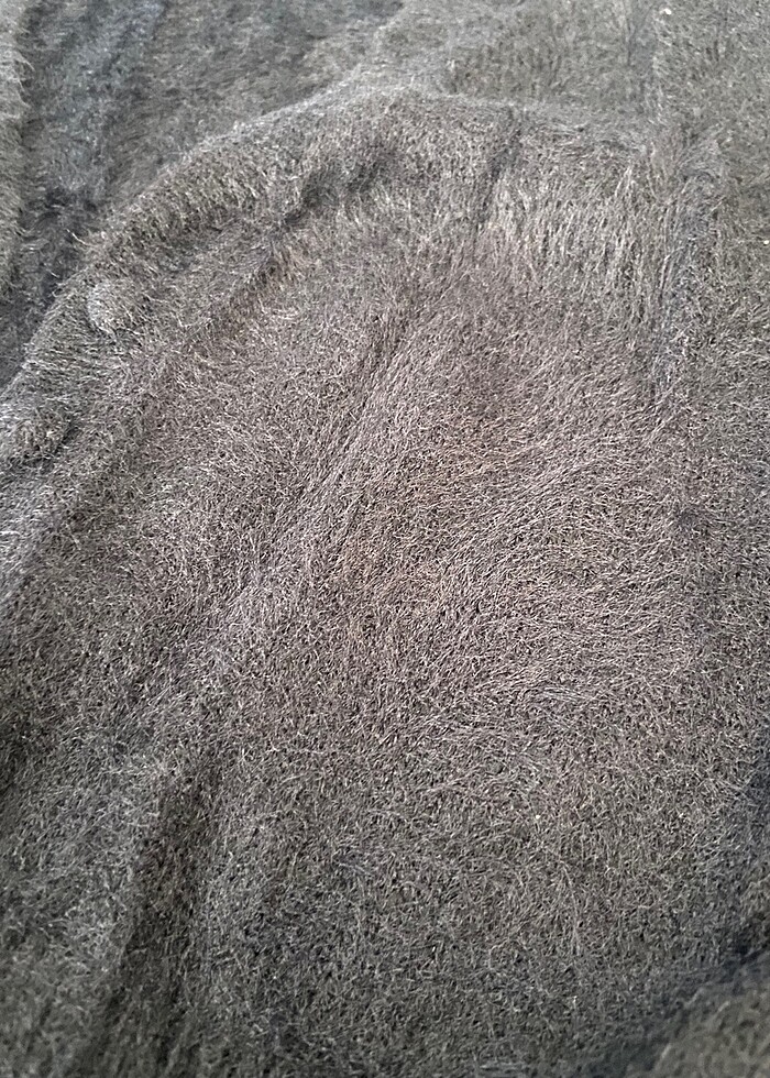 Siyah dar kesim hırka - Görsel 3