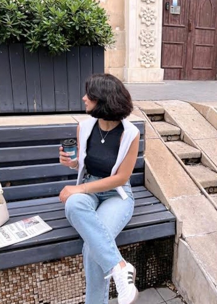 Zara yüksel bel straight fit jean - Görsel 3