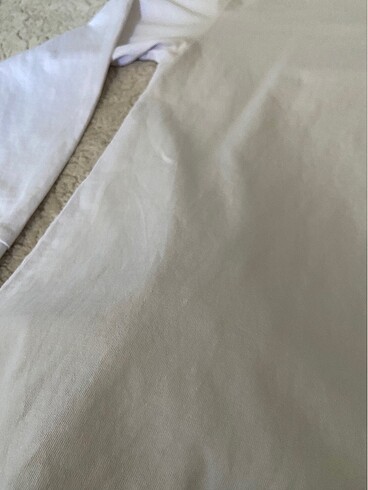 Beyaz uzun kollu tişört pull&bear - Görsel 3