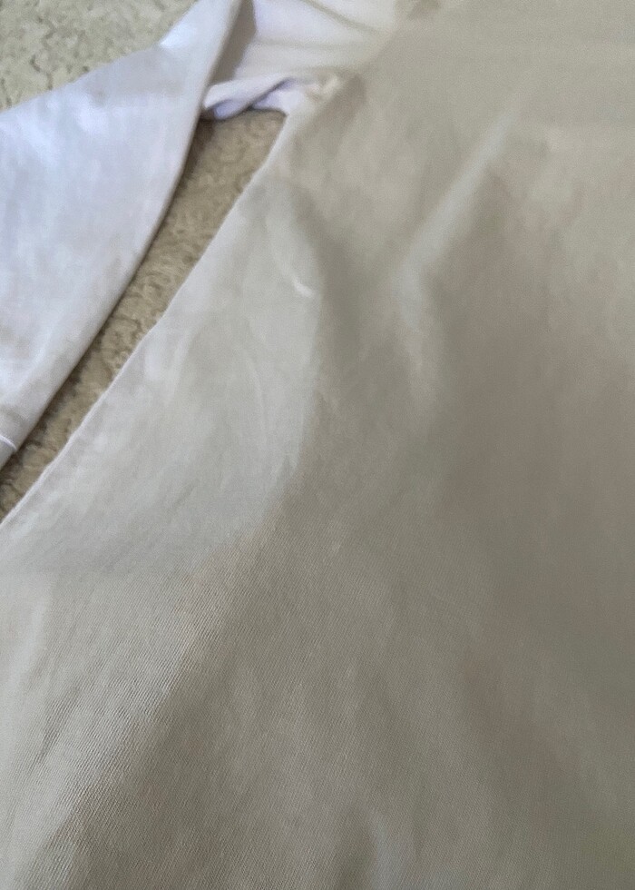 Beyaz uzun kollu tişört pull&bear - Görsel 3