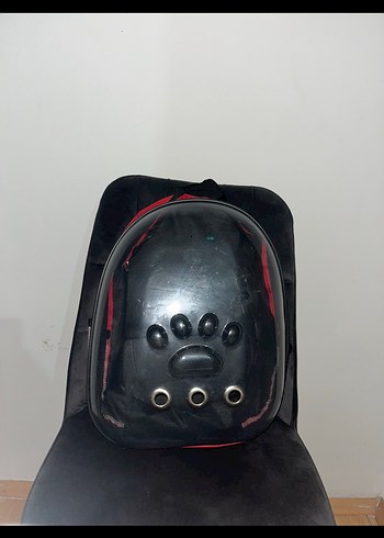 Siyah Taşınabilir Kedi Taşıma Çantası