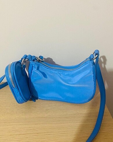  Beden Stradivarius Mavi Çanta