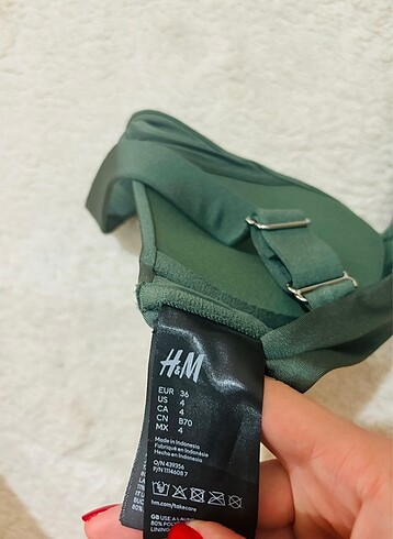 36 Beden H&M Push-up bikini üstü