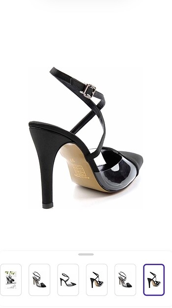 Bambi Bambi saten stiletto abiye ayakkabı