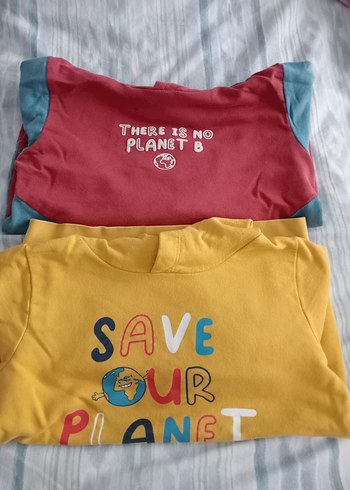 Erkek Çocuk Renkli Kısa Kollu Fermuarlı Sweatshirt