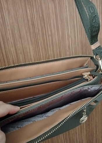  Beden Bej Deri Kadın Omuz Çantası