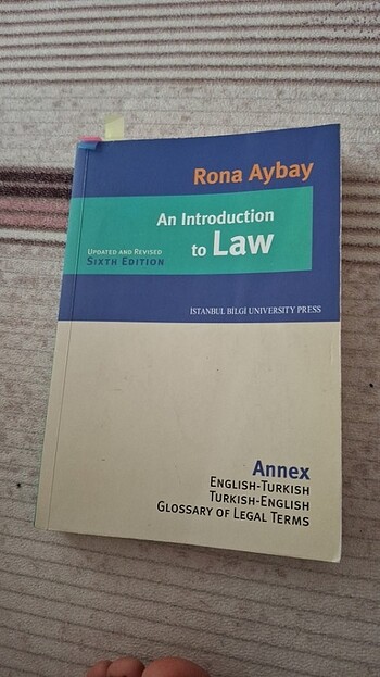 Rona Aybay An Introduction to Law