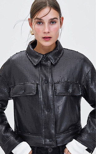 Zara payet ceket 