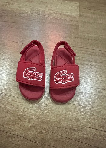Kırmızı Cırt Cırtlı Çocuk Terlik& Sandalet