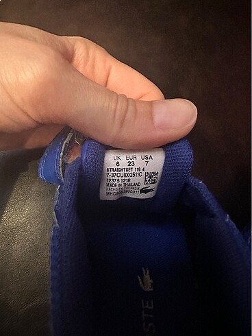 23 Beden Lacoste orjinal ayakkabı