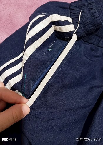 Lacivert Nakışlı Fermuarlı Erkek Eşofman Altı - Görsel 3