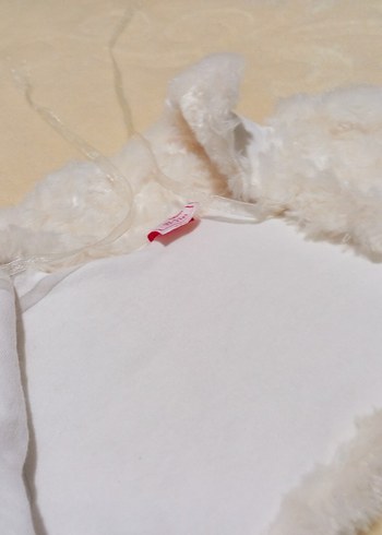 Kız Çocuk Beyaz Kürk Detaylı Bolero - Görsel 3