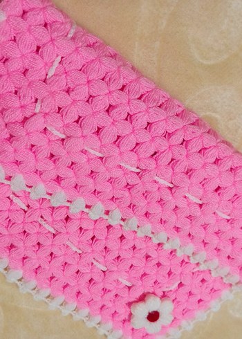 Pembe El Yapımı Banyo Süngeri - Görsel 3