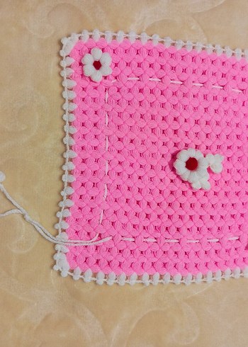 Pembe El Yapımı Banyo Süngeri - Görsel 2