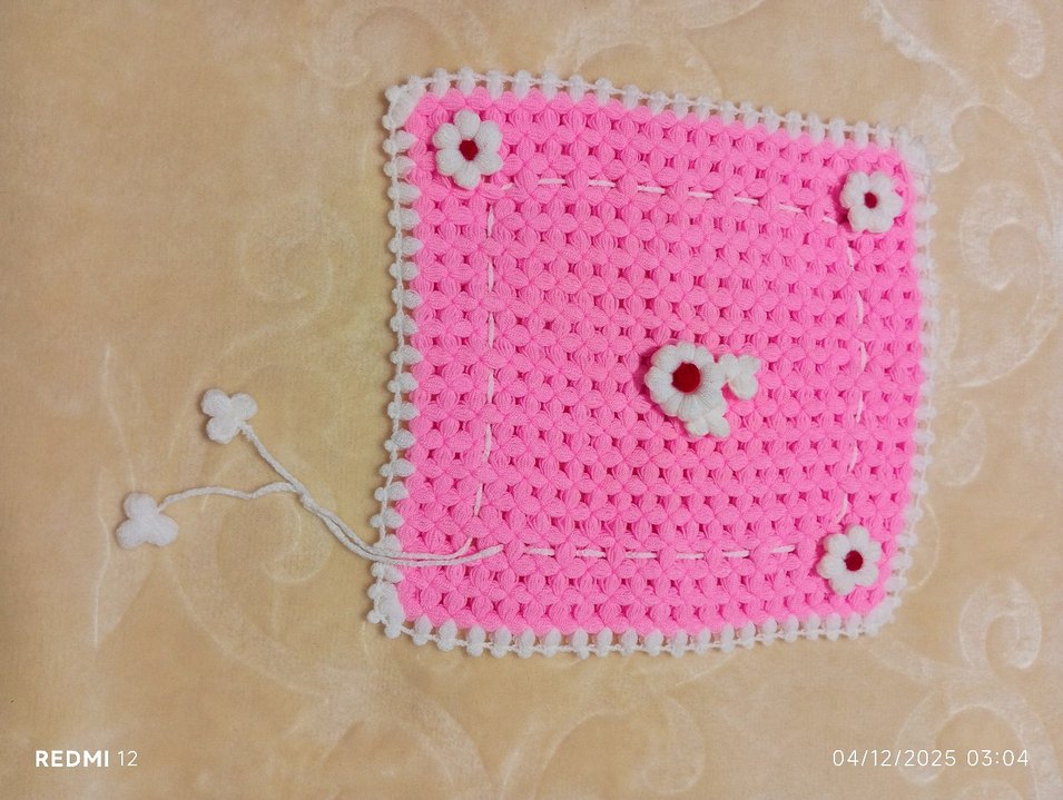 Pembe El Yapımı Banyo Süngeri - Görsel 2